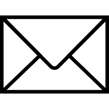 Icon of envolpe to indicate the email contact option